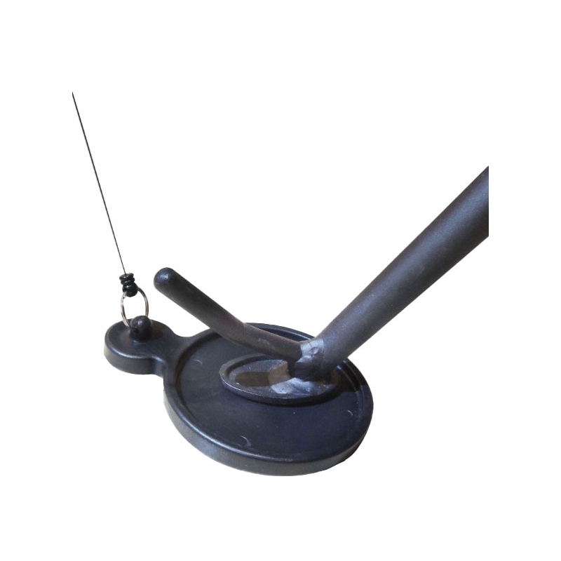 Almohadilla para caballete lateral Louis con retracción automática negro