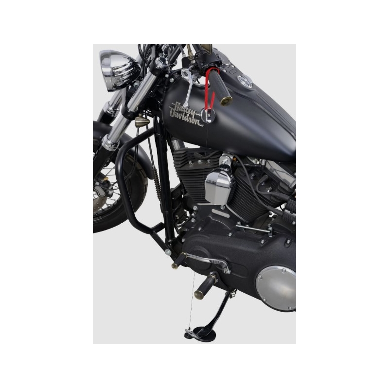 Almohadilla para caballete lateral Louis con retracción automática negro