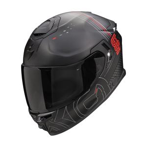 Casco integral de moto Scorpion EXO-GT SP AIR TECHLANE negro-gris-rojo