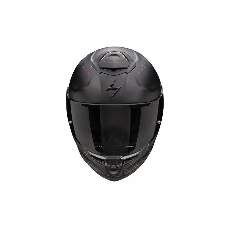Casco integral de moto Scorpion EXO-GT SP AIR TECHLANE negro-gris-rojo liquidación