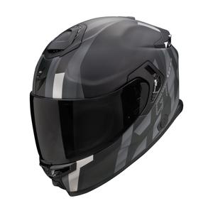 Casco integral de moto Scorpion EXO-GT SP AIR TOURADVEN negro-plata
