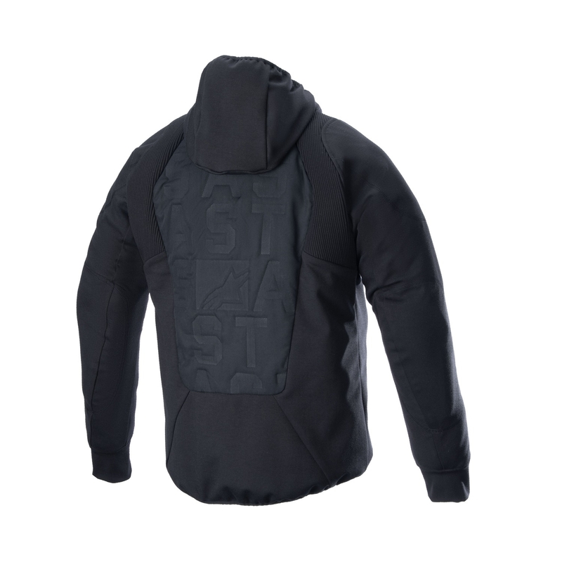 Chaqueta de moto híbrida negra Alpinestars MO.ST.EQ