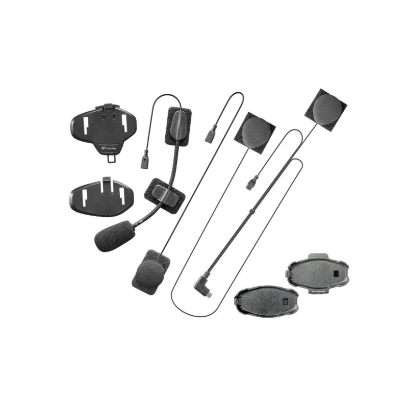 Kit de audio HD de repuesto Interphone con micrófono plano para TOUR, ACTIVE, CONNECT