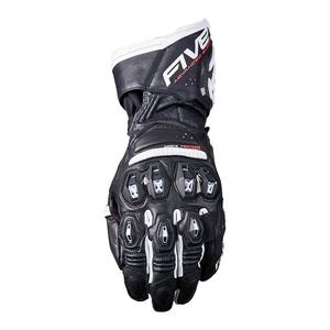 Guantes de moto FIVE RFX3 EVO blanco y negro