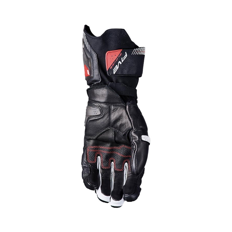 Guantes de moto FIVE RFX3 EVO blanco y negro