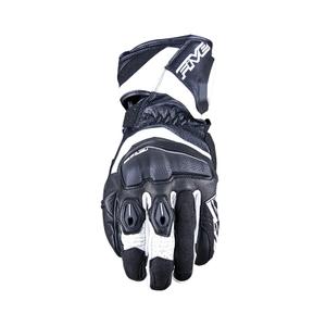 Guantes de moto FIVE RFX4 EVO blanco y negro