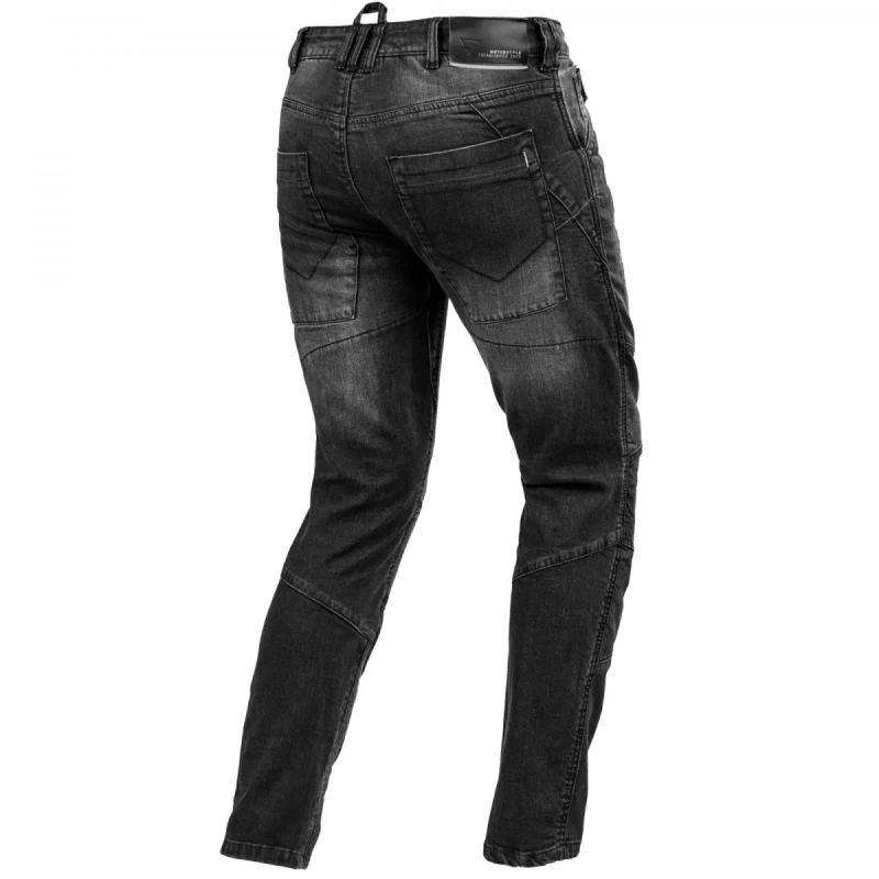 Vaqueros de moto negros Shima Ghost