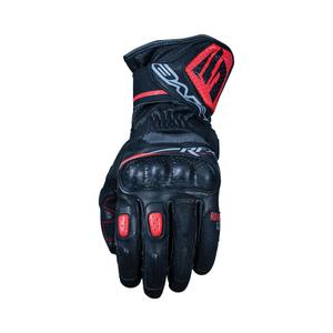 Guantes de moto FIVE RFX Sport negro-rojo