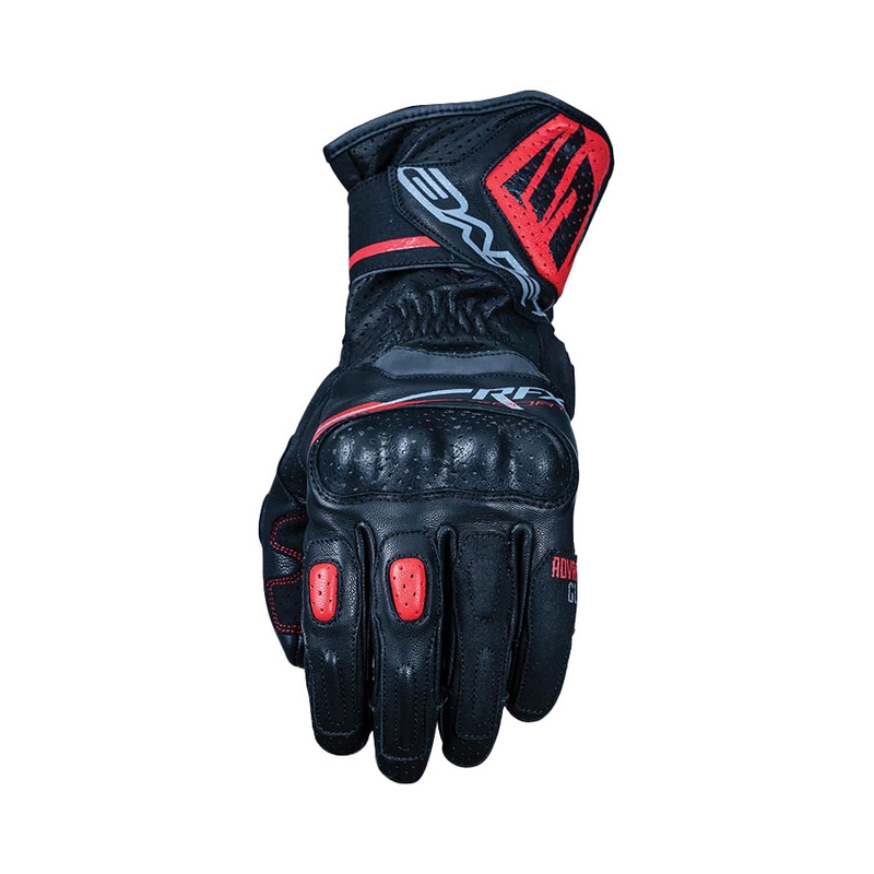 Guantes de moto FIVE RFX Sport negro-rojo