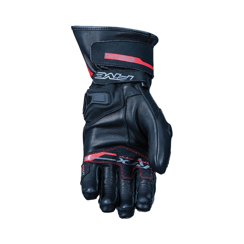 Guantes de moto FIVE RFX Sport negro-rojo