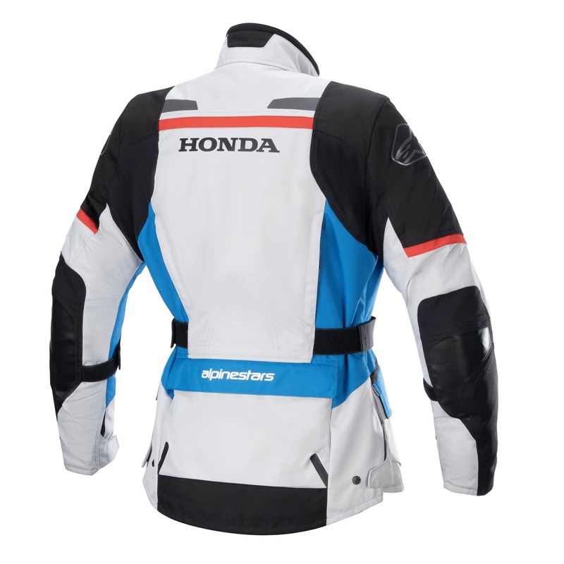 Chaqueta de moto Alpinestar Stella Andes Drystar Honda Gris-Negro-Azul-Rojo para mujer 23 - Calidad II