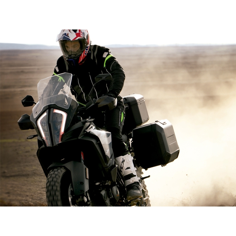 baúl de aluminio para moto SHAD Terra TR48 BLACK EDITION - II. calidad