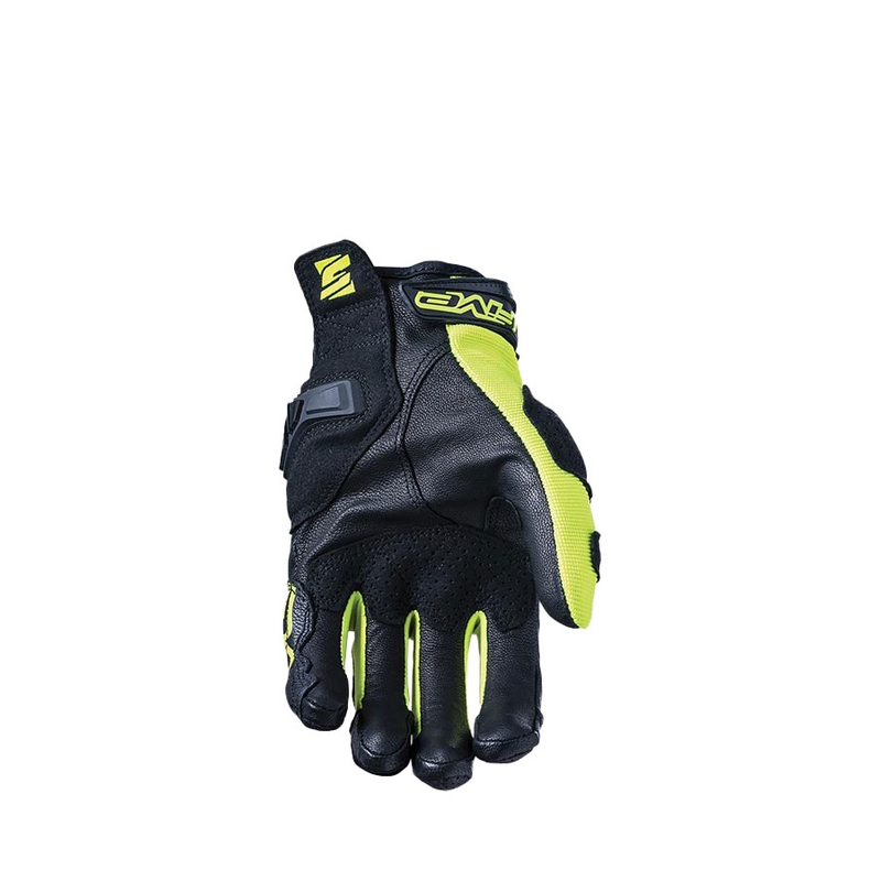 Guantes de moto FIVE SF3 negro-amarillo fluo liquidación