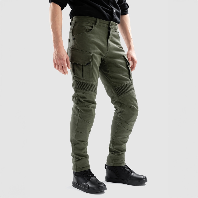 Vaqueros para moto Ozone Faster TP Green