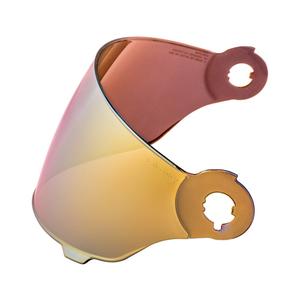 Cassida Plexi para cascos Fibra espejo oro