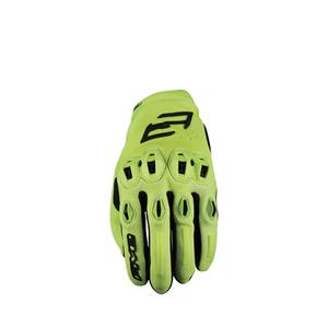 Guantes de moto FIVE Stunt Evo2 amarillo fluo