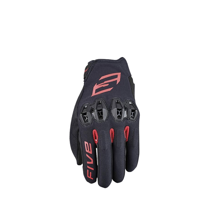 Guantes de moto FIVE Tricks negro-rojo