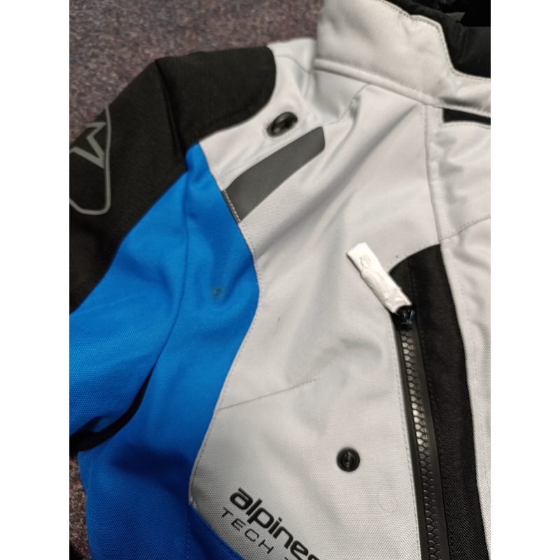 Chaqueta de moto Alpinestar Stella Andes Drystar Honda Gris-Negro-Azul-Rojo para mujer 23 - Calidad II