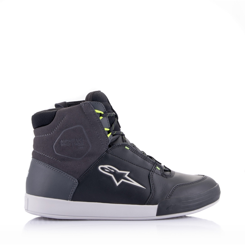 Botas de moto Alpinestars Chrome Drystar Negro-Gris-Amarillo Flúo