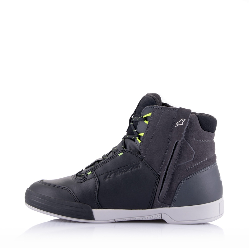 Botas de moto Alpinestars Chrome Drystar Negro-Gris-Amarillo Flúo