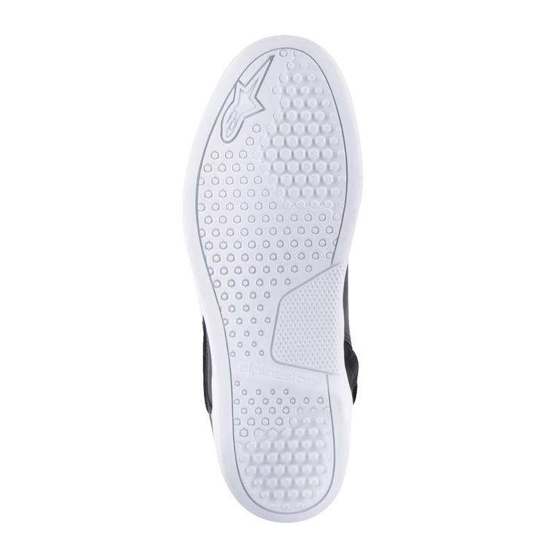Botas de moto Alpinestars Chrome Drystar Negras, Blancas y Azules