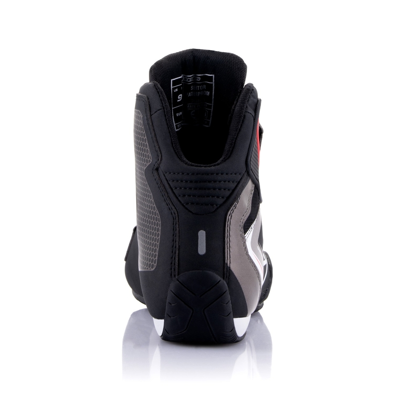 Botas de moto Alpinestars Sektor Waterproof Negras, Blancas y Grises