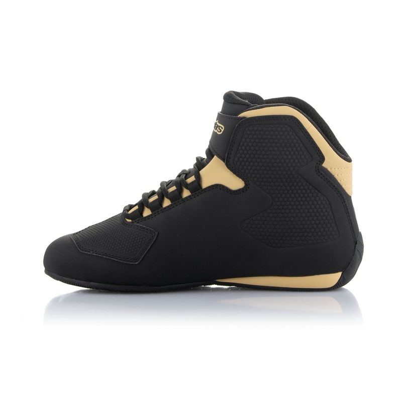 Botas de moto Alpinestars Stella Sector Negro-Champán para mujer