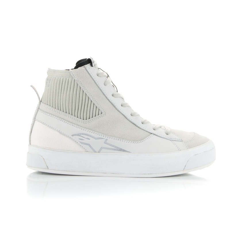 Botas de moto Alpinestars Stella Stated Podium Mujer Blanco y Gris
