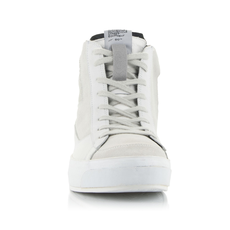 Botas de moto Alpinestars Stella Stated Podium Mujer Blanco y Gris