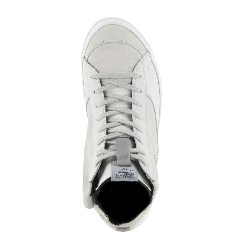 Botas de moto Alpinestars Stella Stated Podium Mujer Blanco y Gris
