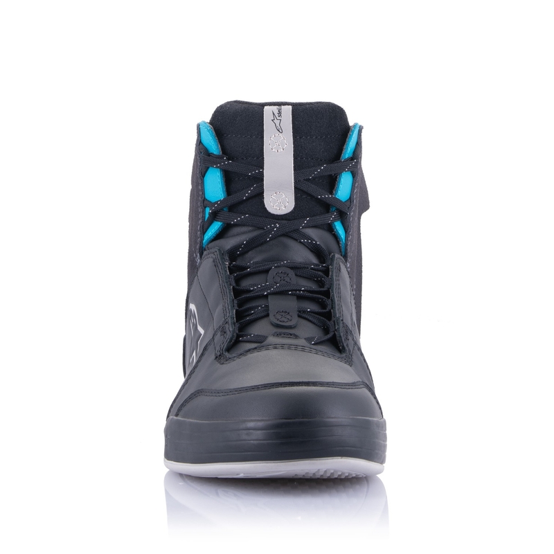 Botas de moto Alpinestars Stella Chrome Drystar Mujer Negro Gris Azul