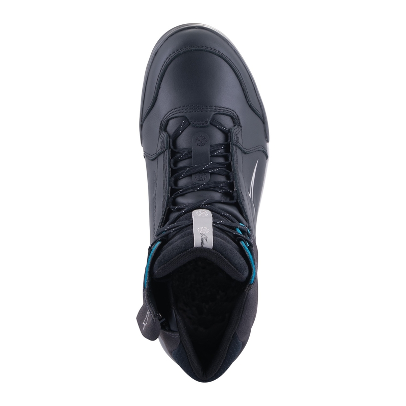 Botas de moto Alpinestars Stella Chrome Drystar Mujer Negro Gris Azul