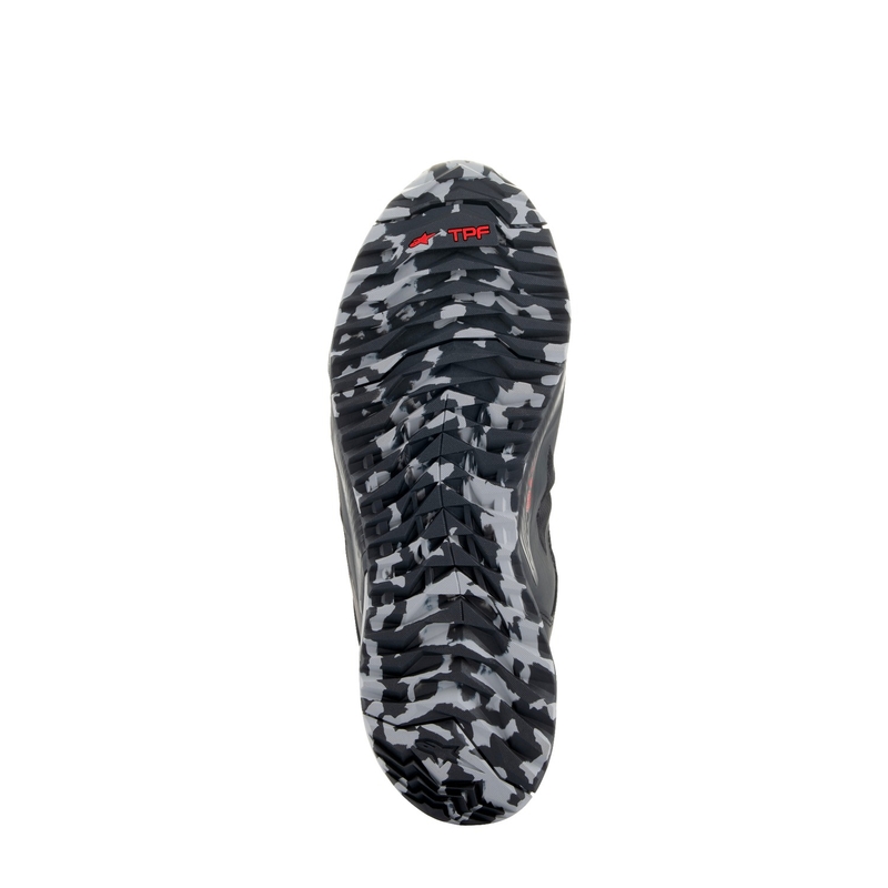 Botas de moto Alpinestars CR-8 Gore-Tex Negro-Gris-Rojo