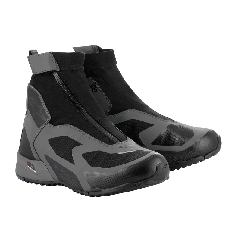Botas de moto Alpinestars CR-8 Gore-Tex Negro-Gris-Azul