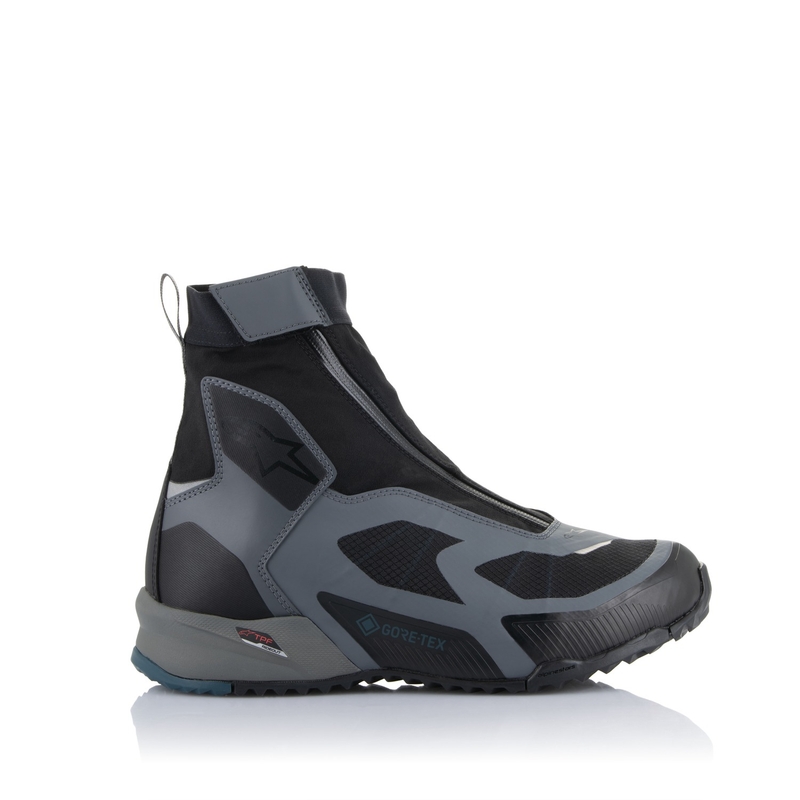 Botas de moto Alpinestars CR-8 Gore-Tex Negro-Gris-Azul
