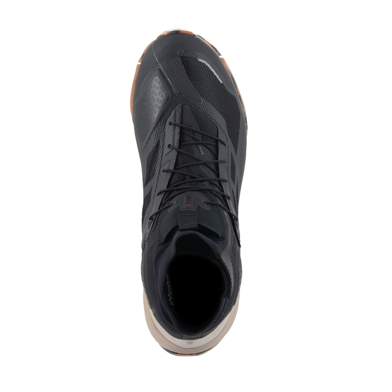 Botas de moto Alpinestars CR-1 negras y marrón claro