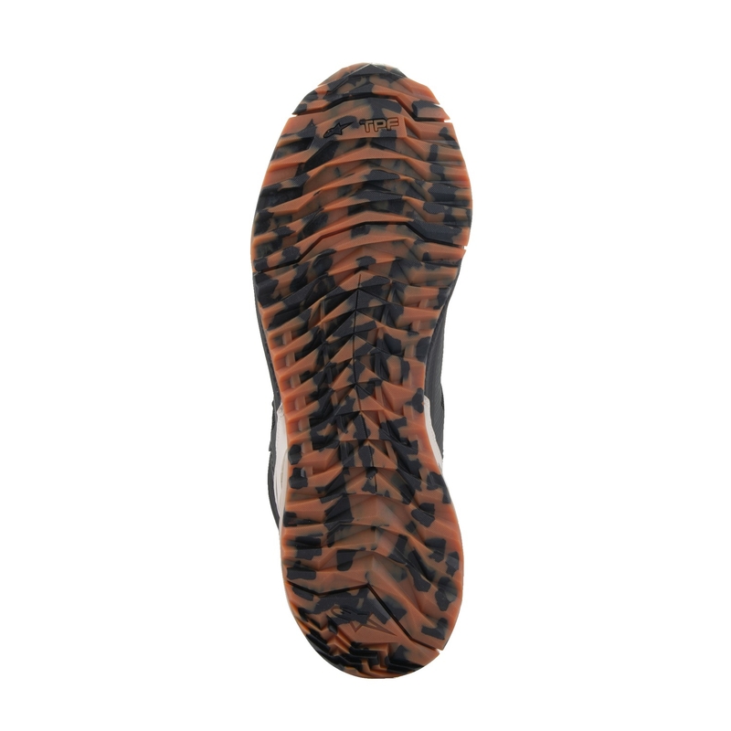 Botas de moto Alpinestars CR-1 negras y marrón claro