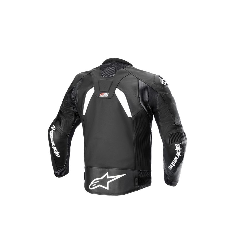 Chaqueta de moto Alpinestars GP Plus R 4 Rideknit Negra y Blanca