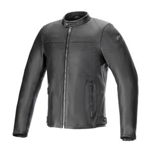 Alpinestars Blacktrack Chaqueta de moto de cuero negro