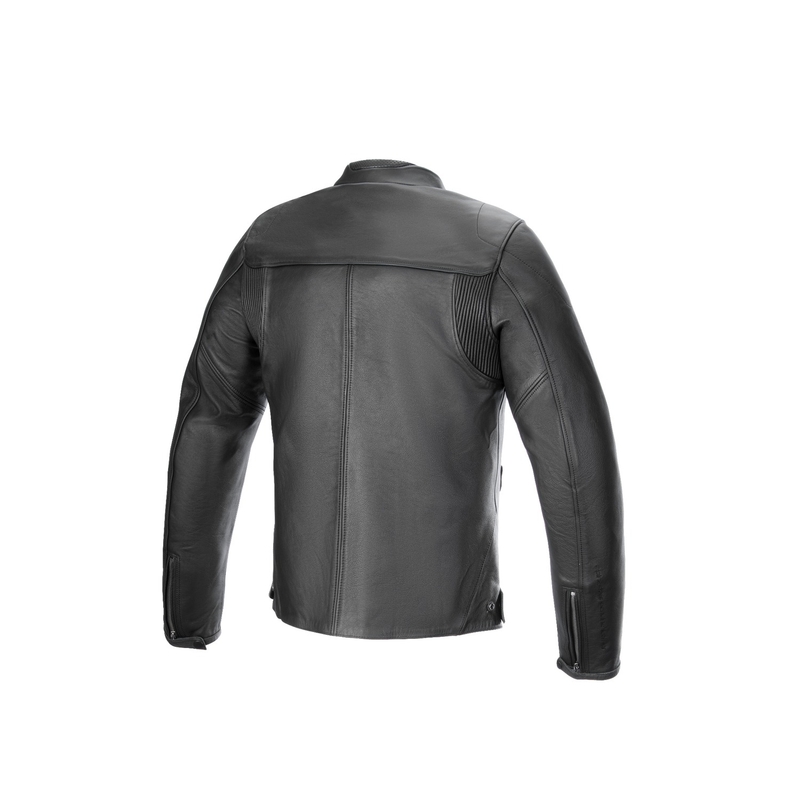 Alpinestars Blacktrack Chaqueta de moto de cuero negro
