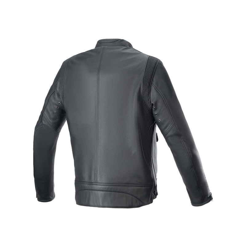 Chaqueta de cuero negro Alpinestars Dyno