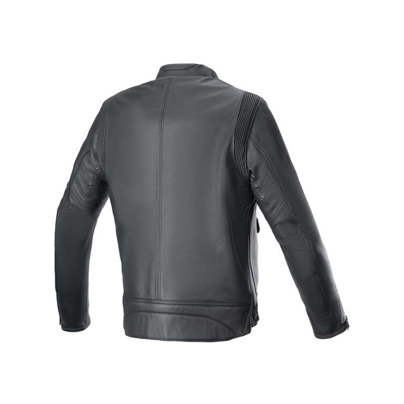 Chaqueta de cuero Alpinestars Dyno Negro-Rojo-Beige