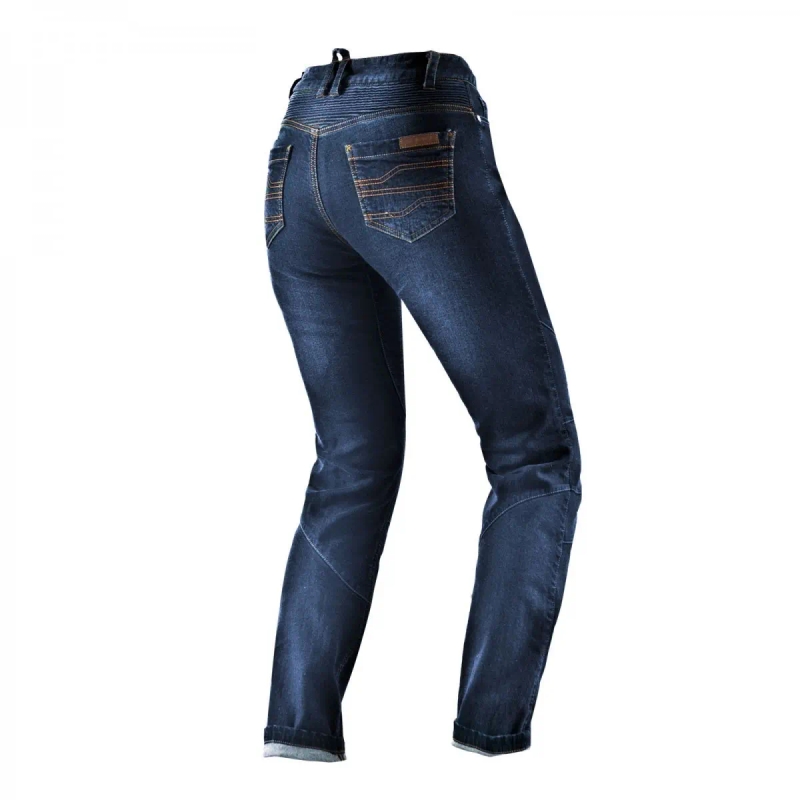 Vaqueros de moto para mujer Shima Sansa azul