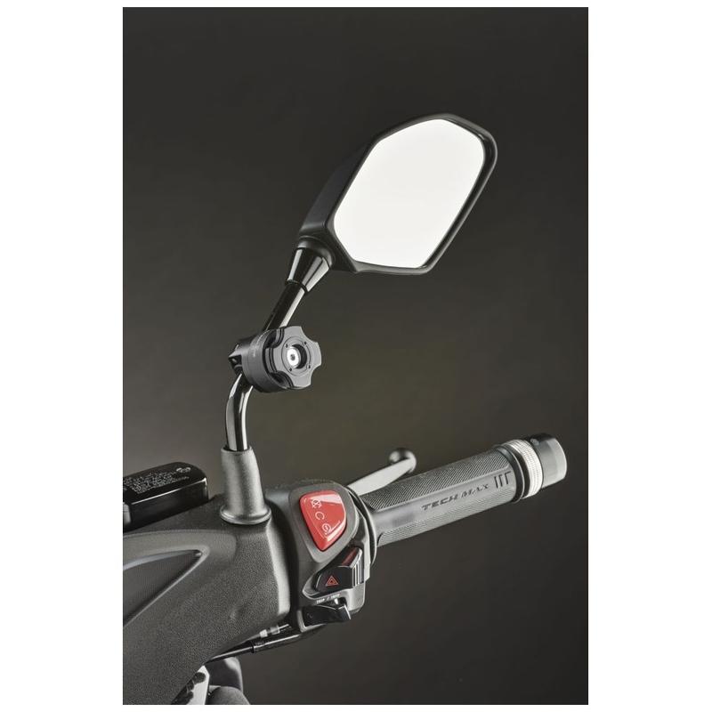 Soporte Interphone QUIKLOX para espejo o pasamanos de motocicleta