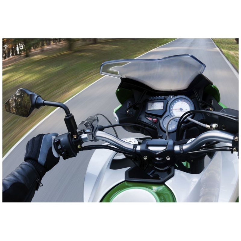 Interphone Cargador de manillar de moto USB-A
