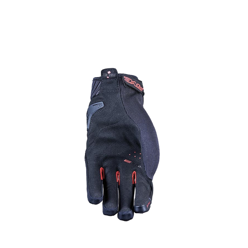 Guantes de moto FIVE RS3 EVO negro-rojo
