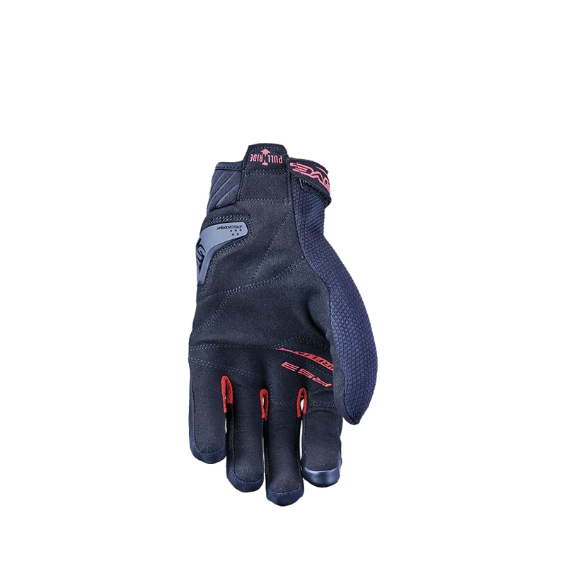 Guantes de moto FIVE RS3 EVO Airflow negro-rojo liquidación