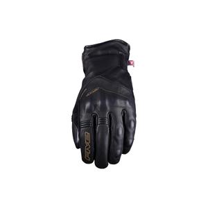 Guantes de cuero para moto FIVE WFX Metro WP negro
