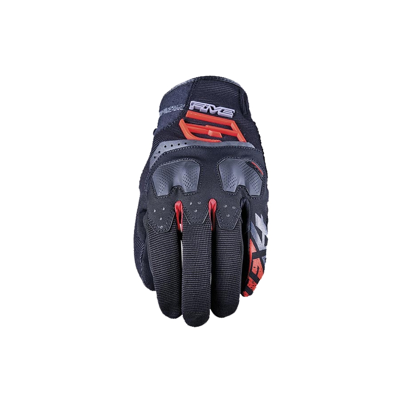 Guantes de moto FIVE TFX4 negro-rojo
