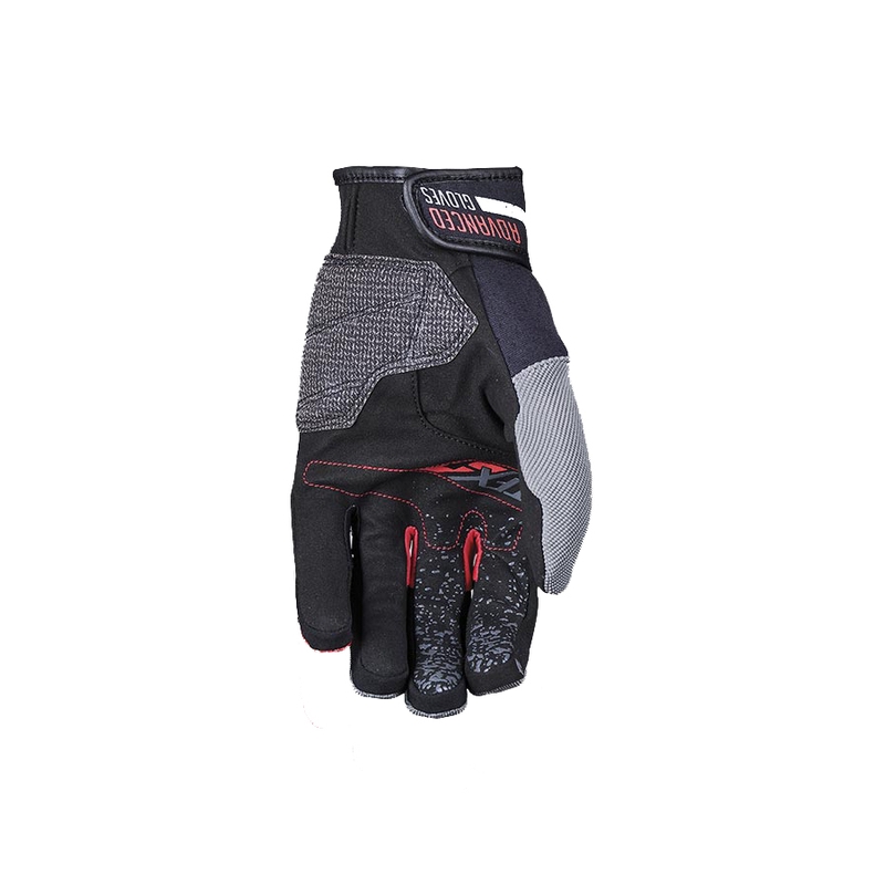 Guantes de moto FIVE TFX4 gris-rojo liquidación